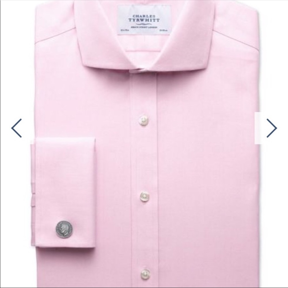 Pink Charles Tyrwhitt shirt